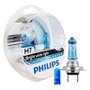 Par Lâmpada Super Branca H7 Crystal Vision Ultra 55W T10 Brinde PHILIPS