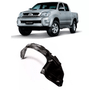 Parabarro Proteção Interna Paralama Hilux Srv 2005 a 2008 Dianteiro Esquerdo Motorista 
