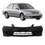 Parachoque Dianteiro Civic 2004 a 2006 Sem Ressalto Para Placa Preto Liso 