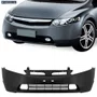Parachoque Dianteiro Civic 2006 a 2008 Preto Liso