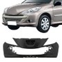 Parachoque Dianteiro Peugeot 207 Hatch Sedan Sw Hoggar 2010 a 2015 Sem Furo Milha Preto Liso 
