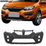 Parachoque Dianteiro Sandero Stepway 2015 a 2020 Preto Liso