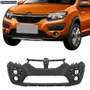 Parachoque Dianteiro Sandero Stepway 2015 a 2020 Preto Liso