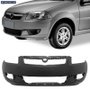 Parachoque Dianteiro Siena 2013 a 2017 Sem Furo Milha Preto Liso 