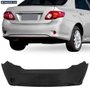Parachoque Traseiro Corolla 2008 a 2011 Preto Liso