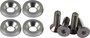 Kit Parafuso De Placa Aluminio Prata (m6)