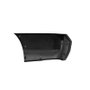 Ponteira Parachoque Traseiro Saveiro G5 G6 2008 a 2016 Preto Liso Direito Caroneiro Exceto Linha Cross
