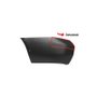 Ponteira Parachoque Traseiro Saveiro G5 G6 2008 a 2016 Preto Liso Esquerdo Motorista Exceto Linha Cross