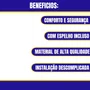 Quebra-Sol Renaut Logan/Sandero 2008 a 2020 Duster 2012 a 2020 Com Espelho Cinza Direito