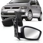 Retrovisor Externo Fox Spacefox Crossfox 2010 a 2014 Com Controle Interno Manual Lado Direito Caroneiro METAGAL