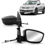Retrovisor Externo Saveiro G5 2009 a 2012 Regulagem Interna Manual Lado Esquerdo Motorista METAGAL
