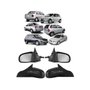 Retrovisor Externo Corsa 1994 a 2002 Classic 2003 a 2016 Corsa Wagon 1997 a 2001 Corsa Pick up 1995 a 2003 com Controle Interno Manual Lado Esquerdo Motorista CODISA