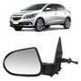 Retrovisor Externo Onix Prisma 2013 a 2019 Com Controle Interno Manual Lado Esquerdo Motorista RETROVEX