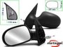 Retrovisor Externo Palio 2 Portas 2008 a 2011 Strada 2008 a 2011 Com Controle Interno Manual Lado Esquerdo Motorista METAGAL