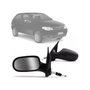 Retrovisor Externo Palio 2 Portas Fire Economy 2011 a 2017 Strada 2011 a 2013 Maior Com Controle Interno Manual Lado Direito Caroneiro METAGAL