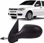 Retrovisor Externo Palio 2 Portas Fire Economy 2011 a 2017 Strada 2011 a 2013 Com Controle Interno Manual Lado Esquerdo Motorista RETROVEX