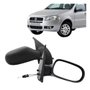 Retrovisor Externo Palio G4 2 Portas 2008 a 2011 Strada 2008 a 2011 Com Controle Interno Manual Lado Esquerdo Motorista RETROVEX