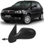 Retrovisor Externo Palio Siena Palio Weekend Fire Economy 4 Portas 2011 a 2017 Grande Com Controle Interno Manual Lado Esquerdo METAGAL