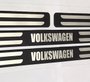 Kit Soleira de Porta Universal Volkswagen Protetora Resinada Preta DVS