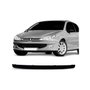Spoiler Friso Dianteira Parachoque Peugeot 206 1998 a 2004 Preto Central
