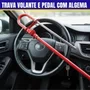 Trava Volante e  Pedal Com Algema SW